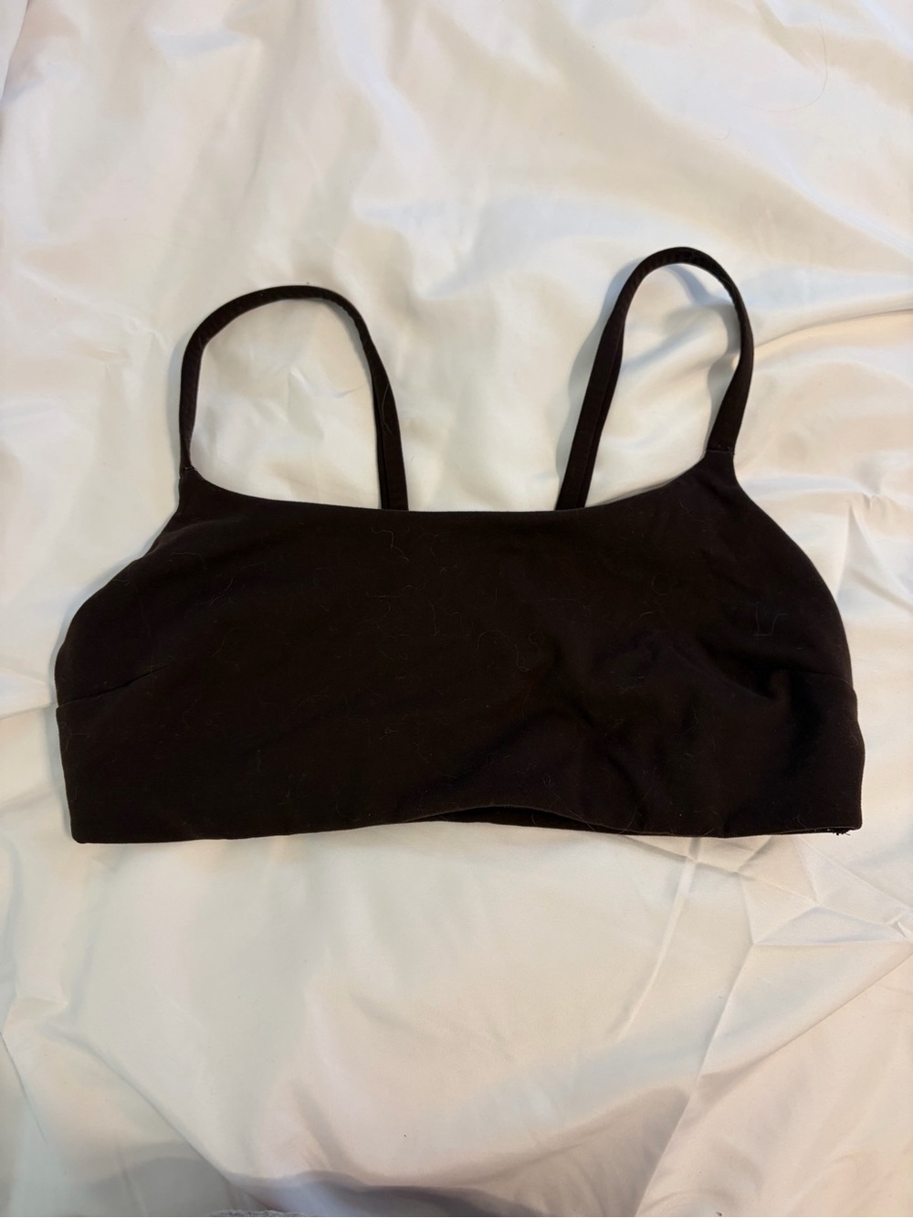 Lulu dark brown wunder train strappy bra